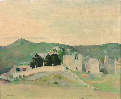 Florence FLORDAVID (1891-1958)
VILLAGE GREC,...