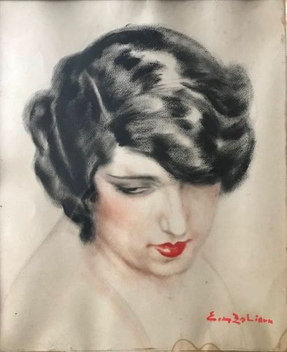 Sasha ZALIOUK (1887-1971)
PORTRAIT DE FEMME...