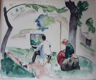 Jean PICART (1902-1982)
PEINTRE A SON CHEVALET...