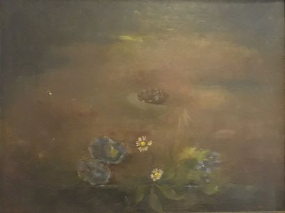 Nora AURIC (circa 1900-1982)
FLEURS ET COQUILLAGES.
Huile...