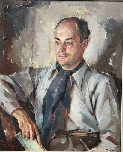 Boris PASTOUKHOFF (1894-1974)
PORTRAIT D'HOMME,...