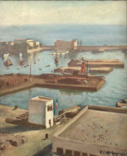 Etienne BOUCHAUD (1891-1977)
PORT D'AFRIQUE...