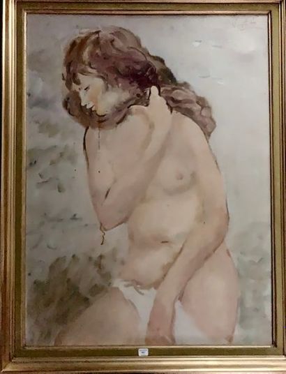 Marcel VERTES (1895-1961)
MODÈLE ASSIS.
Huile...