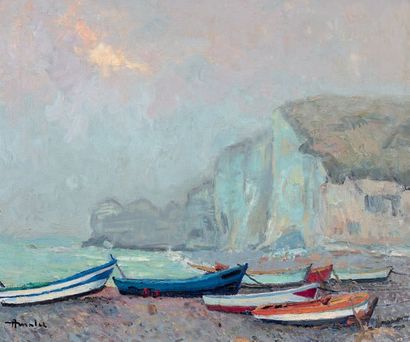 Albert MALET (1905-1986)
BARQUES AU PIED...