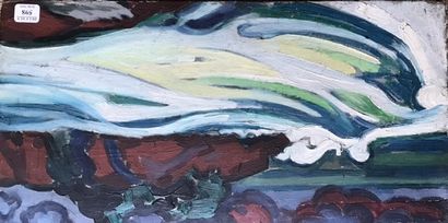 Ecole Moderne
LA VAGUE.
Huile sur panneau.
20...