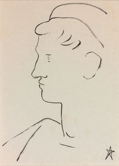 Jean COCTEAU (1889-1963)
PORTRAIT DE JEUNE...