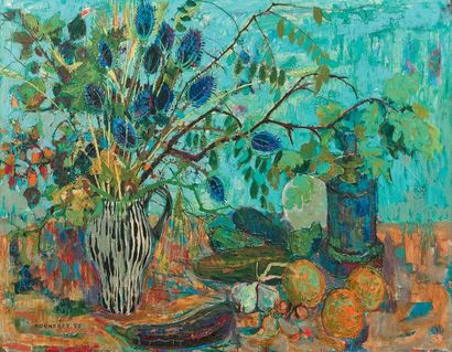 Jean MONNERET (né en 1922)
NATURE MORTE.
Huile...