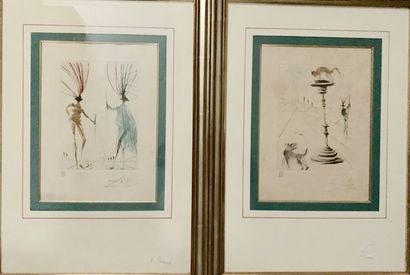 Salvador DALI (1904-1989)
DEUX PERSONNAGES...