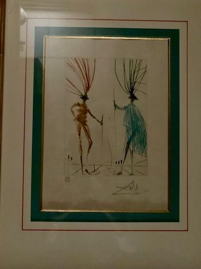 Salvador DALI (1904-1989)
DEUX PERSONNAGES...