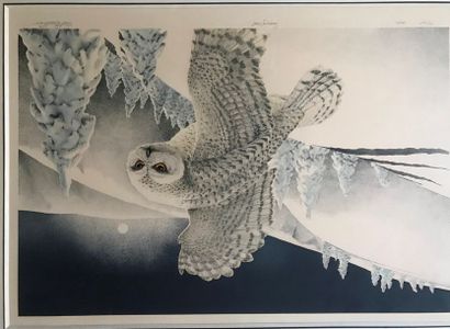 Mel HUNTER (né en 1927)
SNOWY OWL, 1995.
Lithographie...