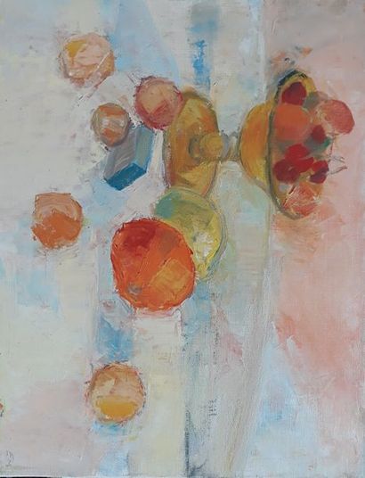 R. NOUROULINE (XXème siècle)
L'AUBE.
Huile...