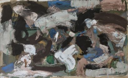 Shafic ABBOuD (1926-2004)
NOIRES D.
Détrempe,...
