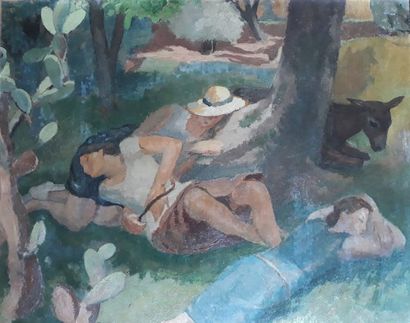 Henri Auguste CLAMENS (1905-1937)
PAYSANS...