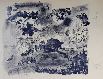 Camille BRYEN (1907-1977)
COMPOSITION.
Lithographie...