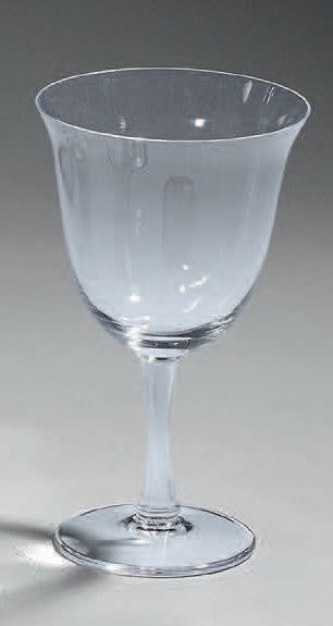 LALIQUE FRANCE
Suite de verres à pied en...