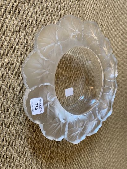 LALIQUE FRANCE
Coupe NÉNUPHAR en cristal...