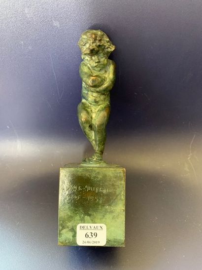 Denys PUECH (1854-1942)
Statuette de l'Hiver...