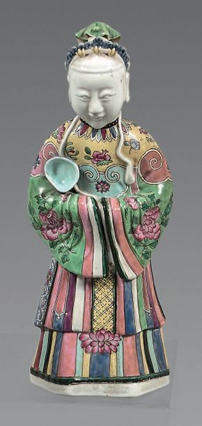 CHINE - Epoque JIAQING (1796 - 1820)
Statuette...