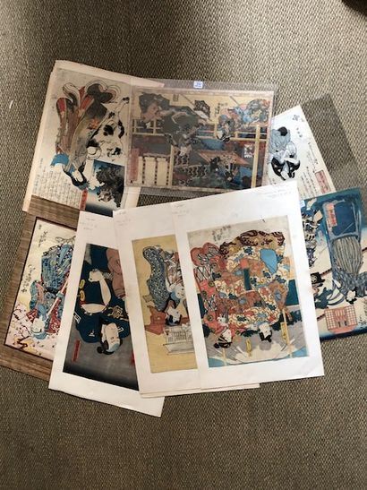 Utagawa Toyokuni III (1786-1865) et Utagawa...