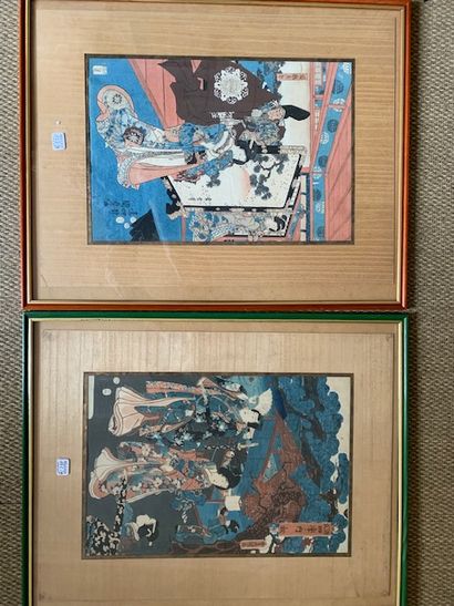 Ensemble comprenant sept oban tate-e par...