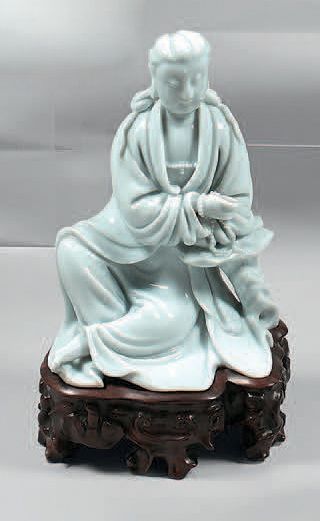 CHINE, Dehua - XIXème siècle
Statuette de...