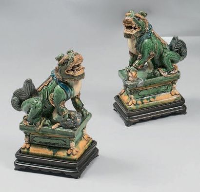 CHINE - Epoque MING (1368 - 1644)
Couple...