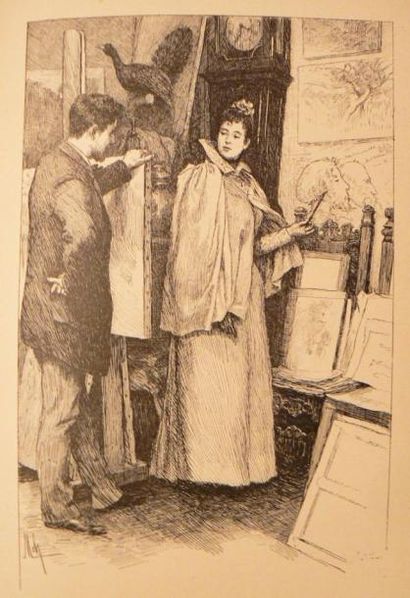 LOT. 8 volumes in-4 illustrés XIXe s.: -...