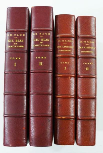 LOT. Bel ensemble de 8 volumes: - ROUSSEAU...
