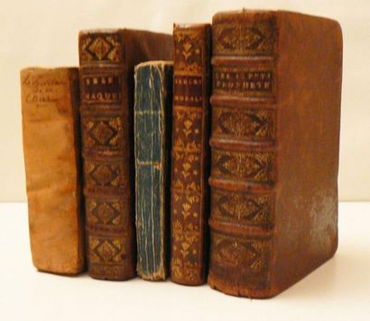 LOT. Lot de 5 volumes: - [PUGET DE LA SERRE...