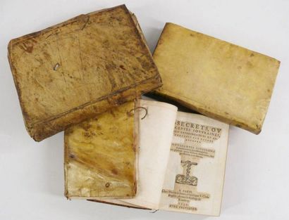 LOT. 4 vol. fin XVIe - début XVIIe siècle:...