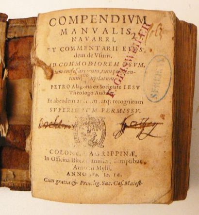 ALAGONA (Pedro)
Compendium Manualis Navarri,...