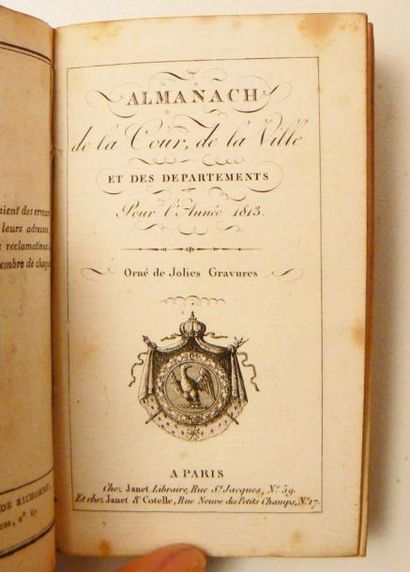 ALMANACH de la cour., de la Ville et des...
