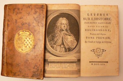 Angleterre - BOLINGBROKE (H. S. J.)
Lettres...