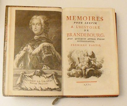 FREDERIC II. Memoires pour servir à l'histoire...