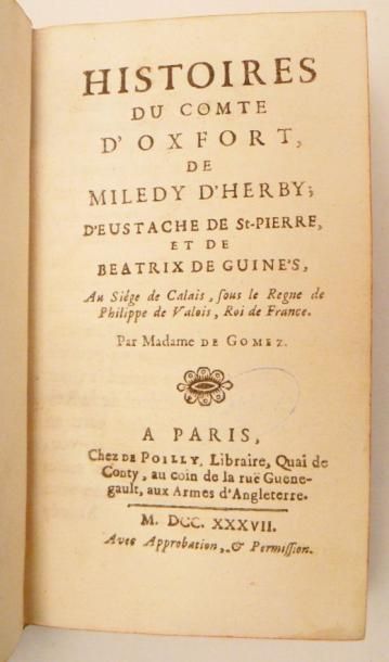 GOMEZ (Madeleine-Angélique de)
Histoires...