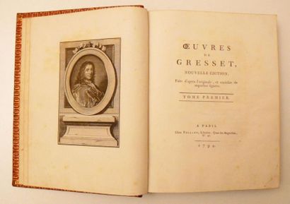 GRESSET (JEAN BAPTISTE LOUIS)
Oeuvres. Nouvelle...