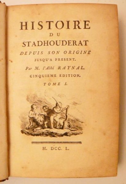 RAYNAL (Guillaume-Thomas-François, abbé)
Histoire...