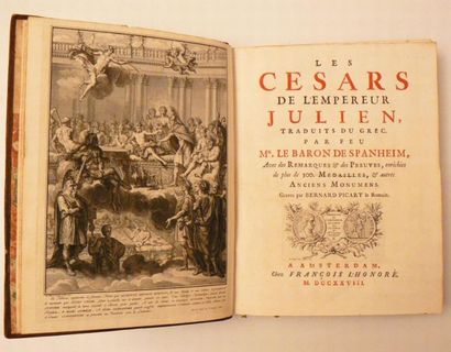SPANHEIM (B.)
Les Césars de L'Empereur Julien,...