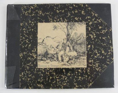BÉRANGER (Pierre Jean de)
Suite de 24 lithogravures...