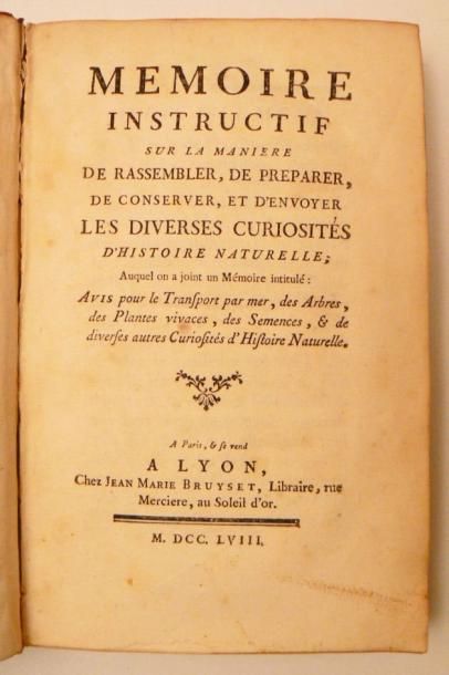 [TURGOT (E.F.)]
Mémoire Instructif sur la...