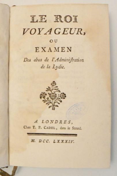 Utopie - PERREAU (Jean-André). Le roi voyageur,...