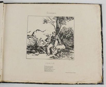 BÉRANGER (Pierre Jean de)
Suite de 24 lithogravures...