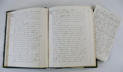 Manuscrit - Italie. Manuscrit du XIXe siècle...