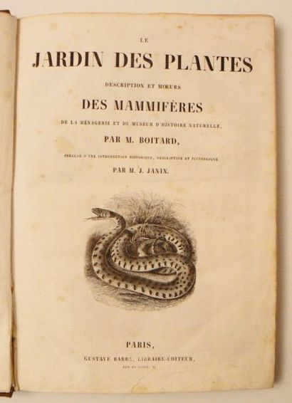 BOITARD (Pierre)
Le Jardin des Plantes. Description...