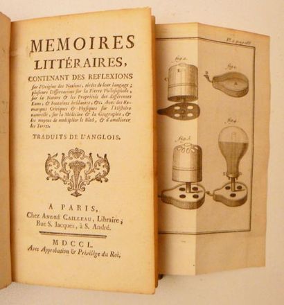 EIDOUS (M. A.)
Mémoires littéraires, Contenant...
