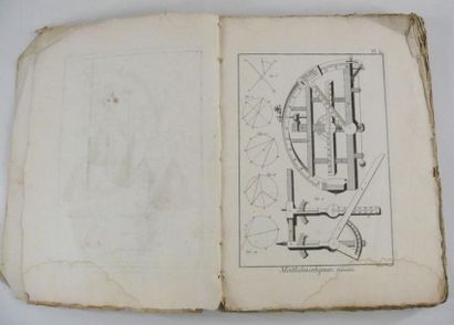 Encyclopédie. Un vol. de planches de l'Encyclopédie...