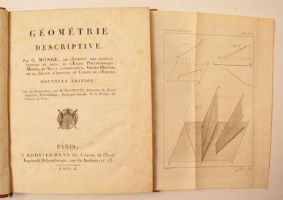 MONGE (Gaspard)
Géométrie descriptive. Nouvelle...