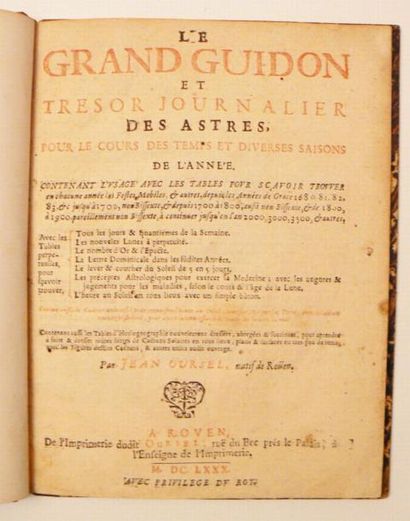 OURSEL (Jean)
Le Grand Guidon et trésor journalier...