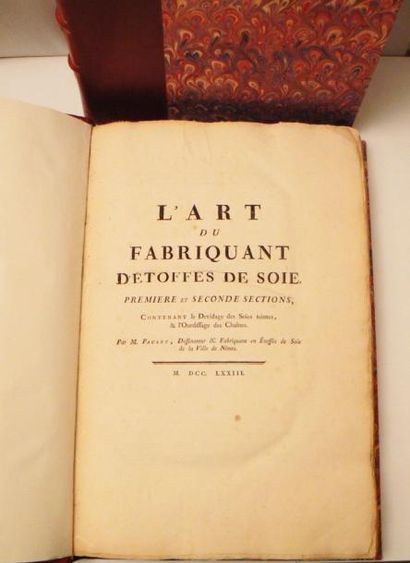 Soierie - PAULET (Jean). L'art du fabricant...