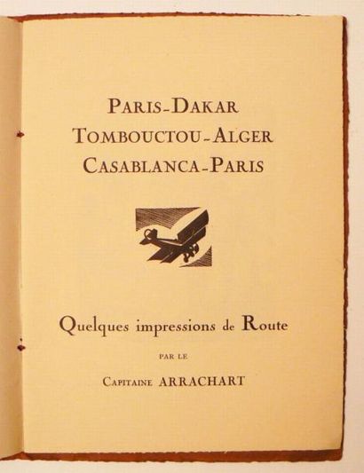 BOULLAIRE (Jacques) & ARRACHART (Ludovic)
Paris-Dakar,...